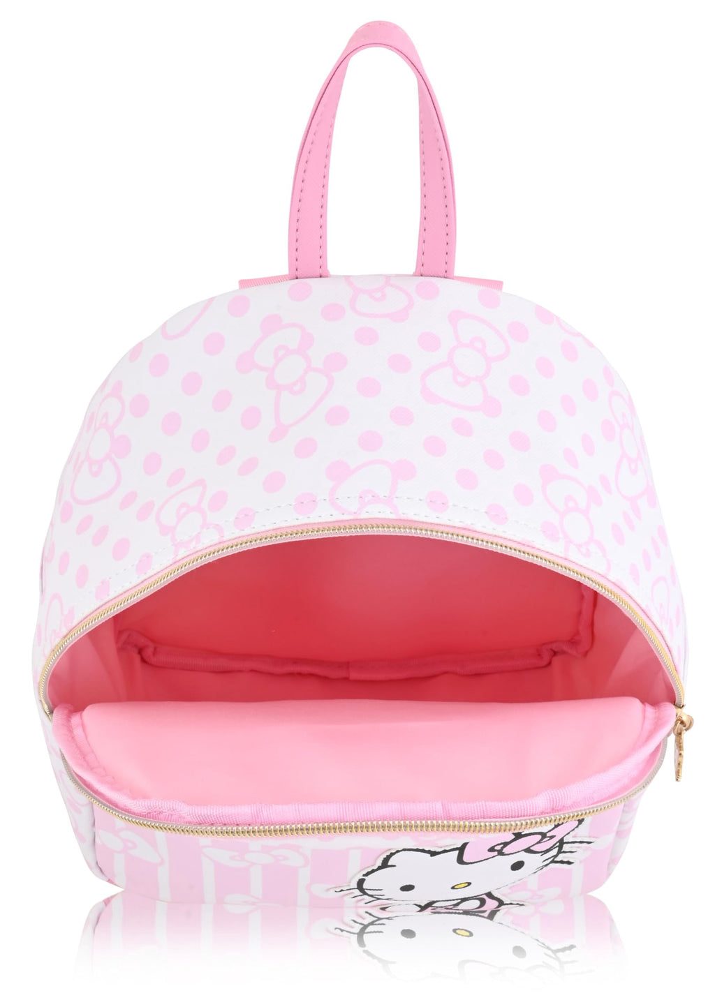 Sanrio Hello Kitty Backpack for Women | Hello Kitty Woman Purse | PU Leather Hello Kitty Mini Backpack Purse | Pink Hello Kitty Bag Cute Backpack with Keychain | Hello Kitty Accessories