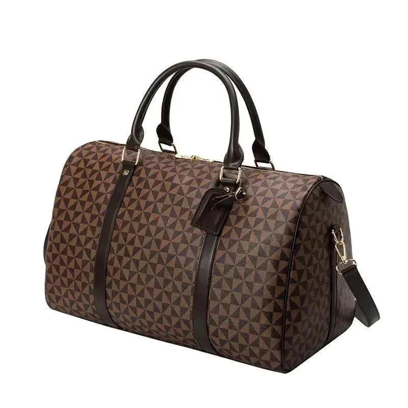 Top Quality New Men Duffle Bag Women Travel Bags Hand Luggage Travel Bags Men Pu Leather Handbags Large Crossbody Bags Totes Purse Crossbody Bag 55Cm