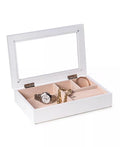 Jewelry Box with Glass Viewing Top