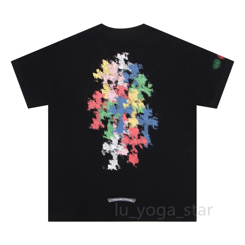 Chrome T Shirt Mens Tees Summer Women T Shirts Designer Cottons Man S Casual Shirt Luxurys Tshirts Clothing Street Shorts Sleeve Clothes