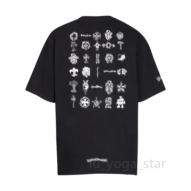 Chrome T Shirt Mens Tees Summer Women T Shirts Designer Cottons Man S Casual Shirt Luxurys Tshirts Clothing Street Shorts Sleeve Clothes