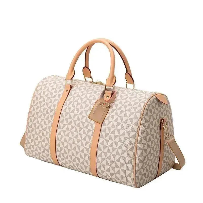 Top Quality New Men Duffle Bag Women Travel Bags Hand Luggage Travel Bags Men Pu Leather Handbags Large Crossbody Bags Totes Purse Crossbody Bag 55Cm