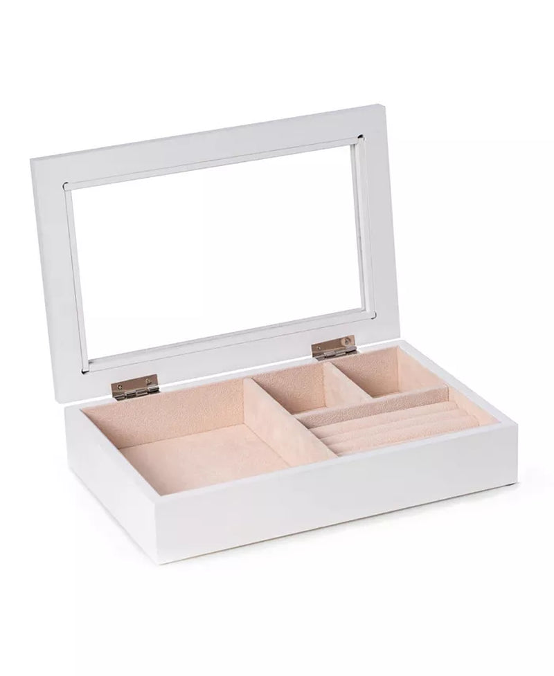 Jewelry Box with Glass Viewing Top