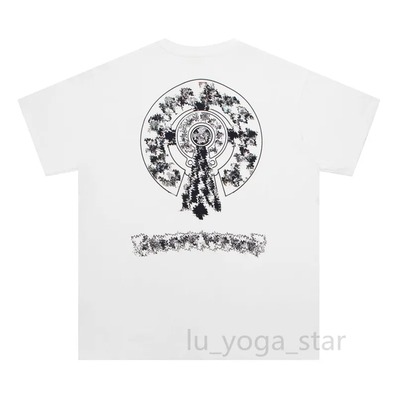 Chrome T Shirt Mens Tees Summer Women T Shirts Designer Cottons Man S Casual Shirt Luxurys Tshirts Clothing Street Shorts Sleeve Clothes