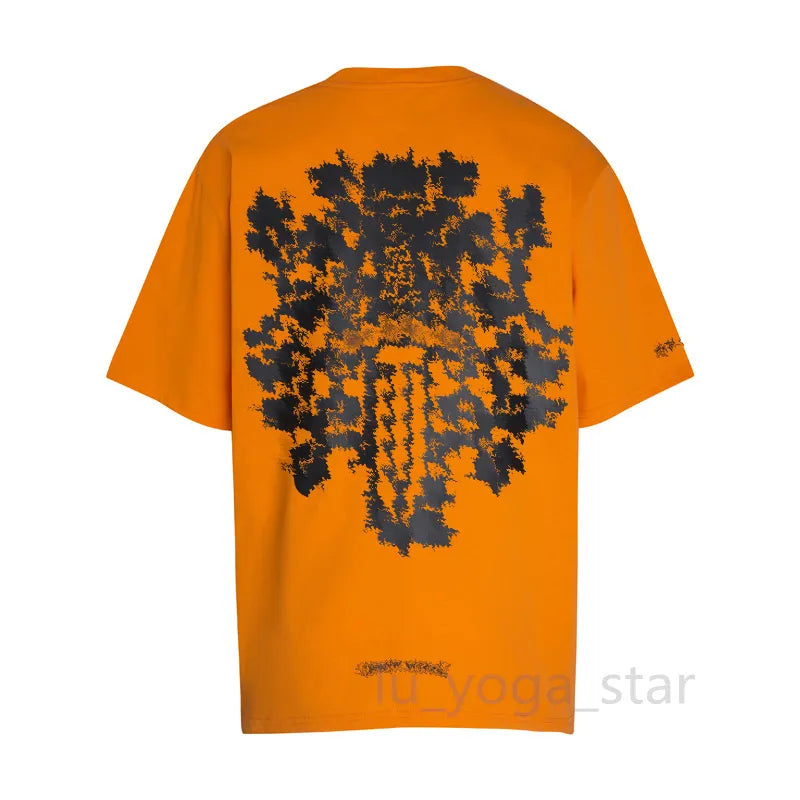 Chrome T Shirt Mens Tees Summer Women T Shirts Designer Cottons Man S Casual Shirt Luxurys Tshirts Clothing Street Shorts Sleeve Clothes