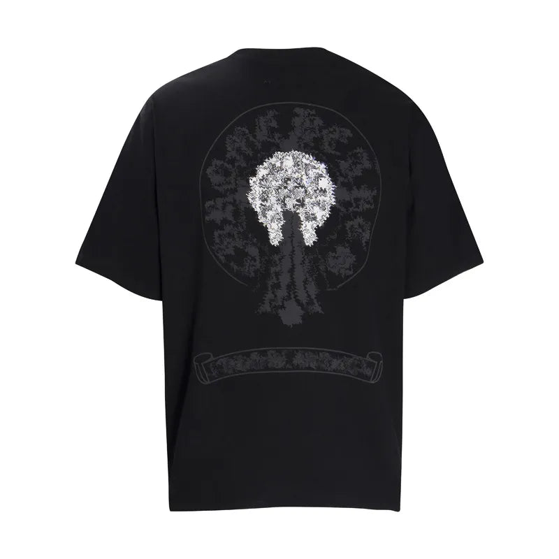 Chrome T Shirt Mens Tees Summer Women T Shirts Designer Cottons Man S Casual Shirt Luxurys Tshirts Clothing Street Shorts Sleeve Clothes