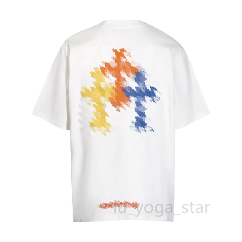 Chrome T Shirt Mens Tees Summer Women T Shirts Designer Cottons Man S Casual Shirt Luxurys Tshirts Clothing Street Shorts Sleeve Clothes