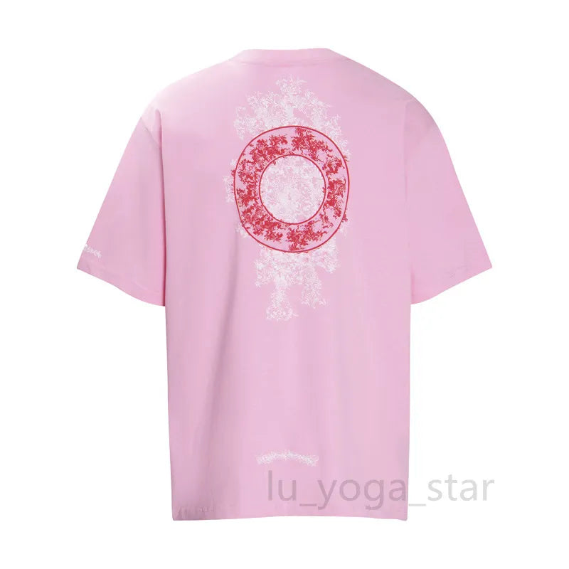 Chrome T Shirt Mens Tees Summer Women T Shirts Designer Cottons Man S Casual Shirt Luxurys Tshirts Clothing Street Shorts Sleeve Clothes