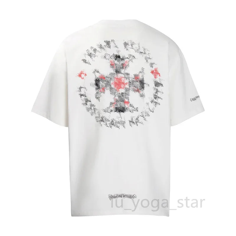 Chrome T Shirt Mens Tees Summer Women T Shirts Designer Cottons Man S Casual Shirt Luxurys Tshirts Clothing Street Shorts Sleeve Clothes