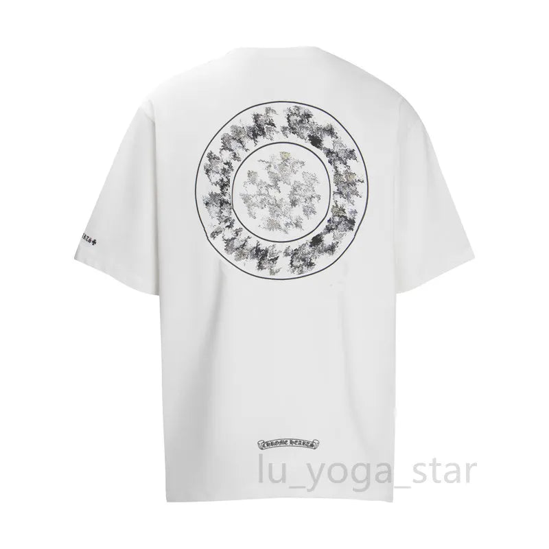 Chrome T Shirt Mens Tees Summer Women T Shirts Designer Cottons Man S Casual Shirt Luxurys Tshirts Clothing Street Shorts Sleeve Clothes