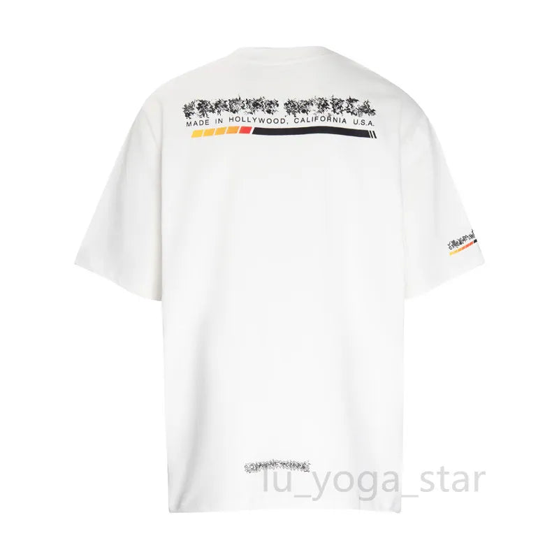 Chrome T Shirt Mens Tees Summer Women T Shirts Designer Cottons Man S Casual Shirt Luxurys Tshirts Clothing Street Shorts Sleeve Clothes