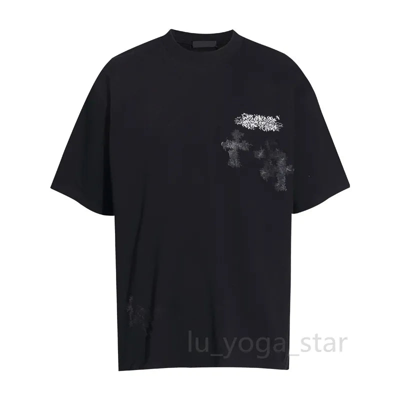 Chrome T Shirt Mens Tees Summer Women T Shirts Designer Cottons Man S Casual Shirt Luxurys Tshirts Clothing Street Shorts Sleeve Clothes