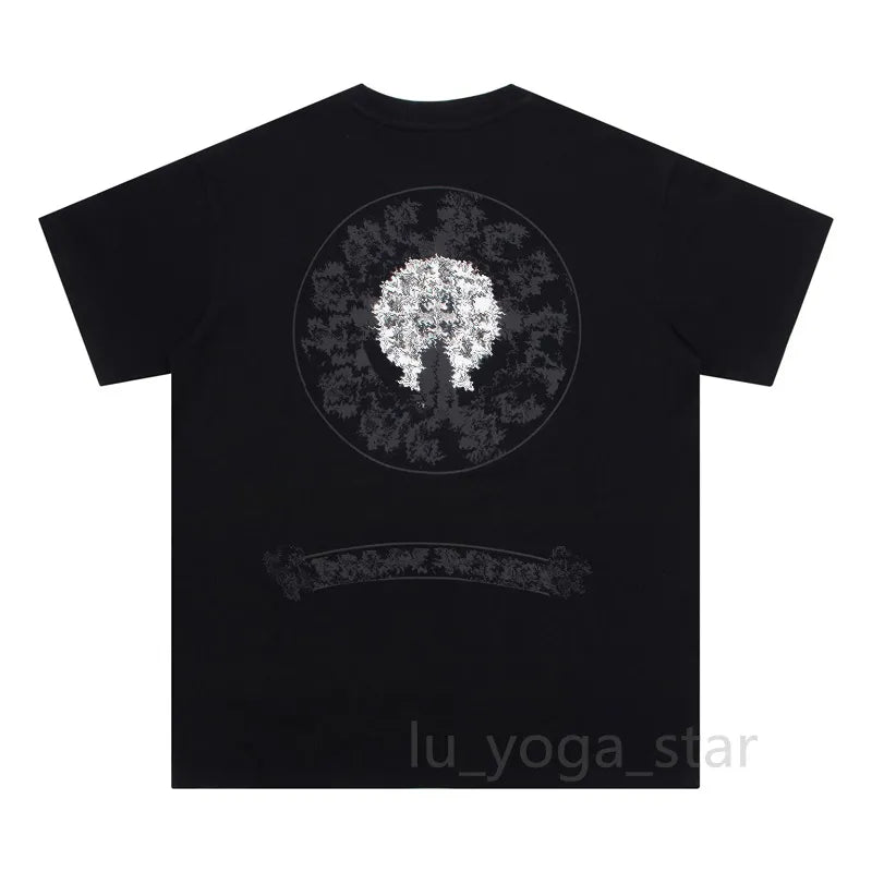Chrome T Shirt Mens Tees Summer Women T Shirts Designer Cottons Man S Casual Shirt Luxurys Tshirts Clothing Street Shorts Sleeve Clothes