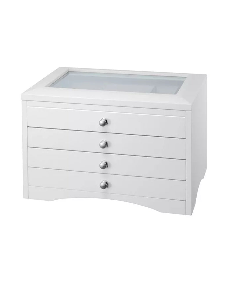 Elegant Lift Top Jewelry Box