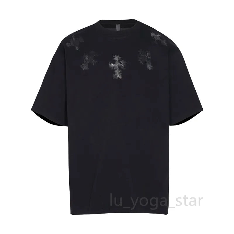 Chrome T Shirt Mens Tees Summer Women T Shirts Designer Cottons Man S Casual Shirt Luxurys Tshirts Clothing Street Shorts Sleeve Clothes