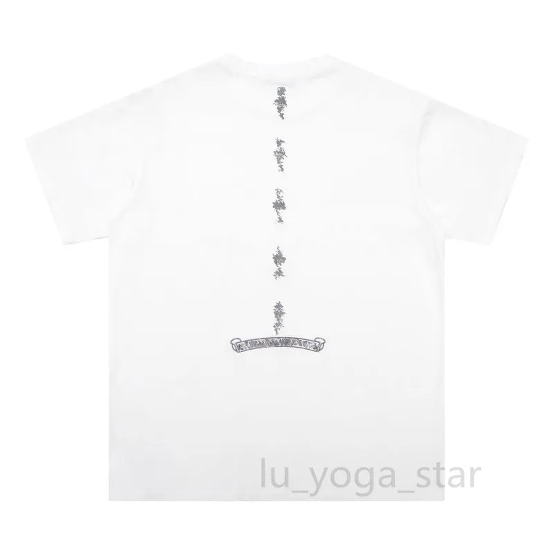 Chrome T Shirt Mens Tees Summer Women T Shirts Designer Cottons Man S Casual Shirt Luxurys Tshirts Clothing Street Shorts Sleeve Clothes