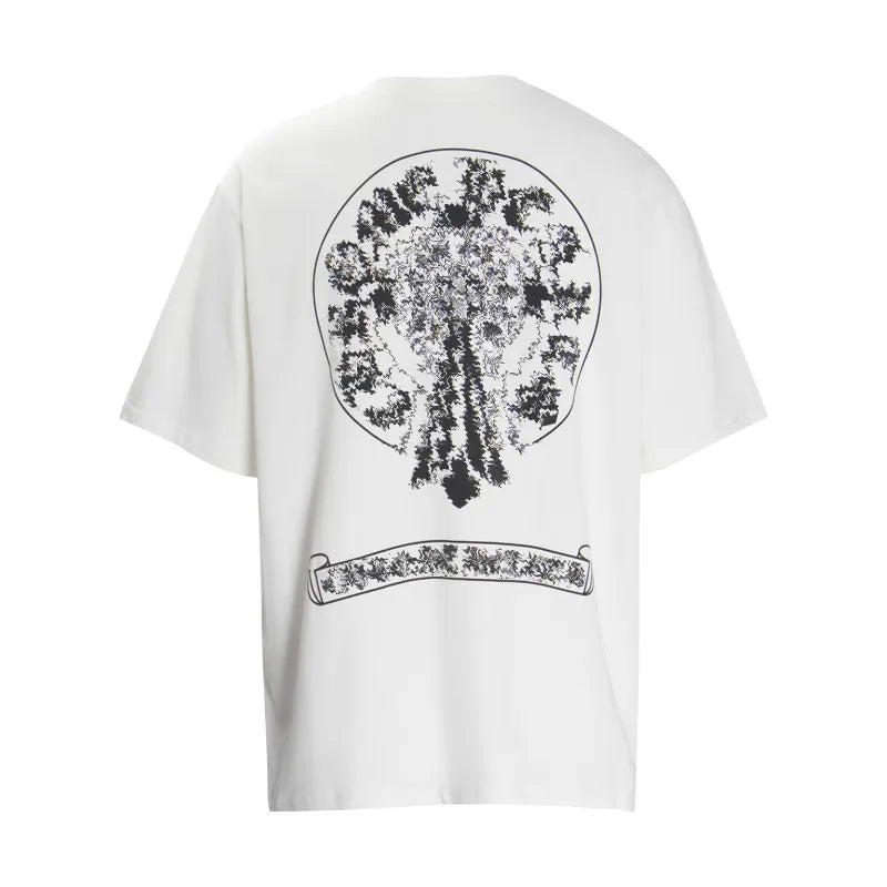 Chrome T Shirt Mens Tees Summer Women T Shirts Designer Cottons Man S Casual Shirt Luxurys Tshirts Clothing Street Shorts Sleeve Clothes