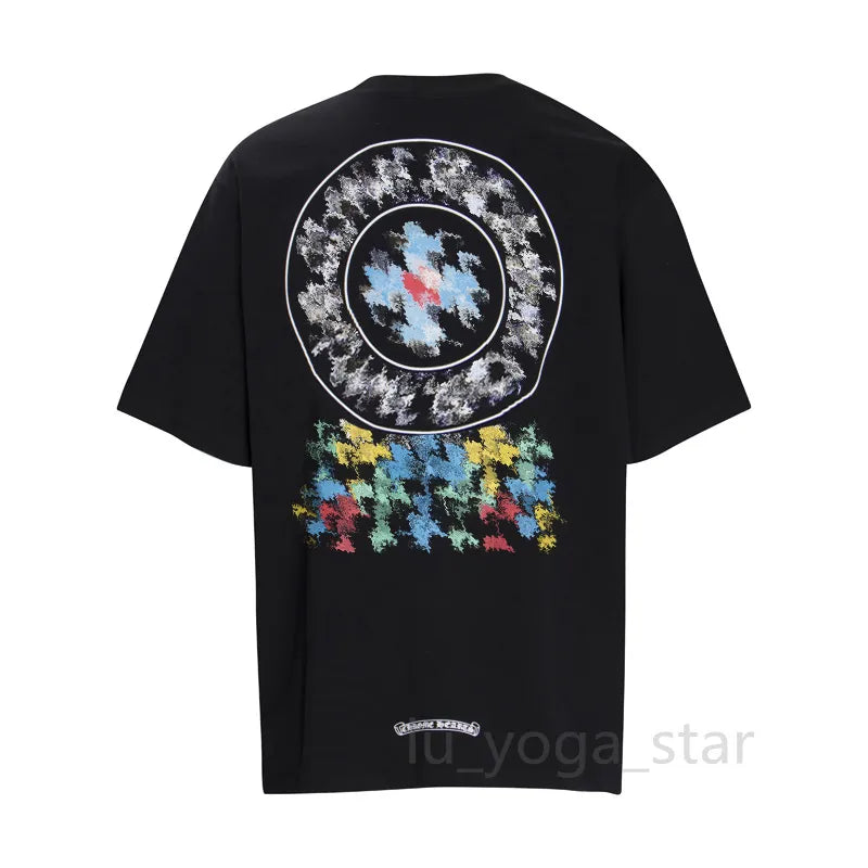 Chrome T Shirt Mens Tees Summer Women T Shirts Designer Cottons Man S Casual Shirt Luxurys Tshirts Clothing Street Shorts Sleeve Clothes