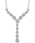 Diamond Lariat Necklace (1 Ct. T.W) in 14K Gold or White Gold