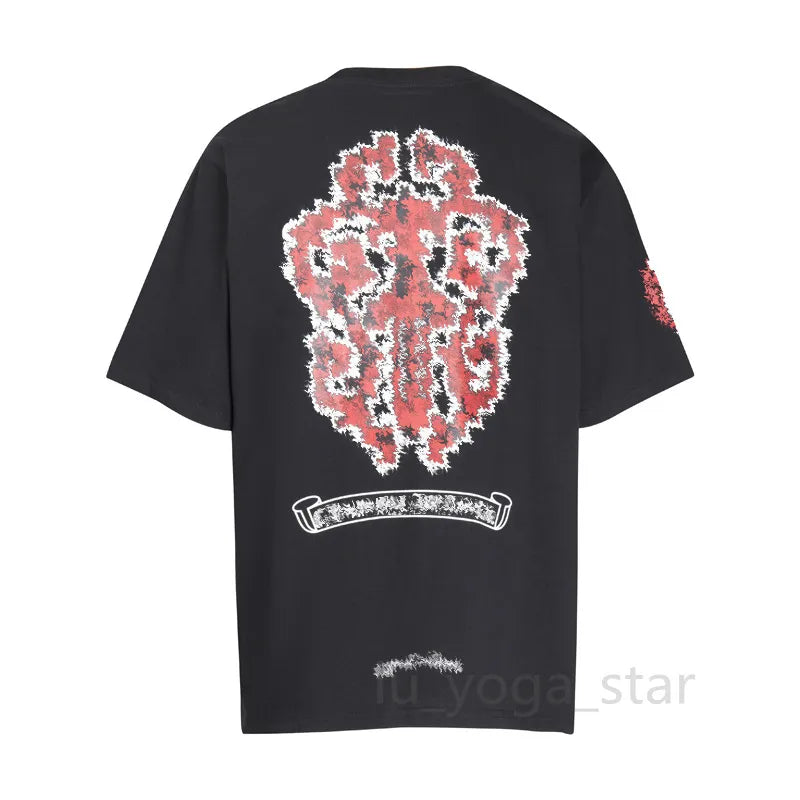 Chrome T Shirt Mens Tees Summer Women T Shirts Designer Cottons Man S Casual Shirt Luxurys Tshirts Clothing Street Shorts Sleeve Clothes