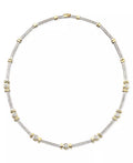Diamond Necklace (1 Ct. T.W.) in 14K White & Yellow Gold