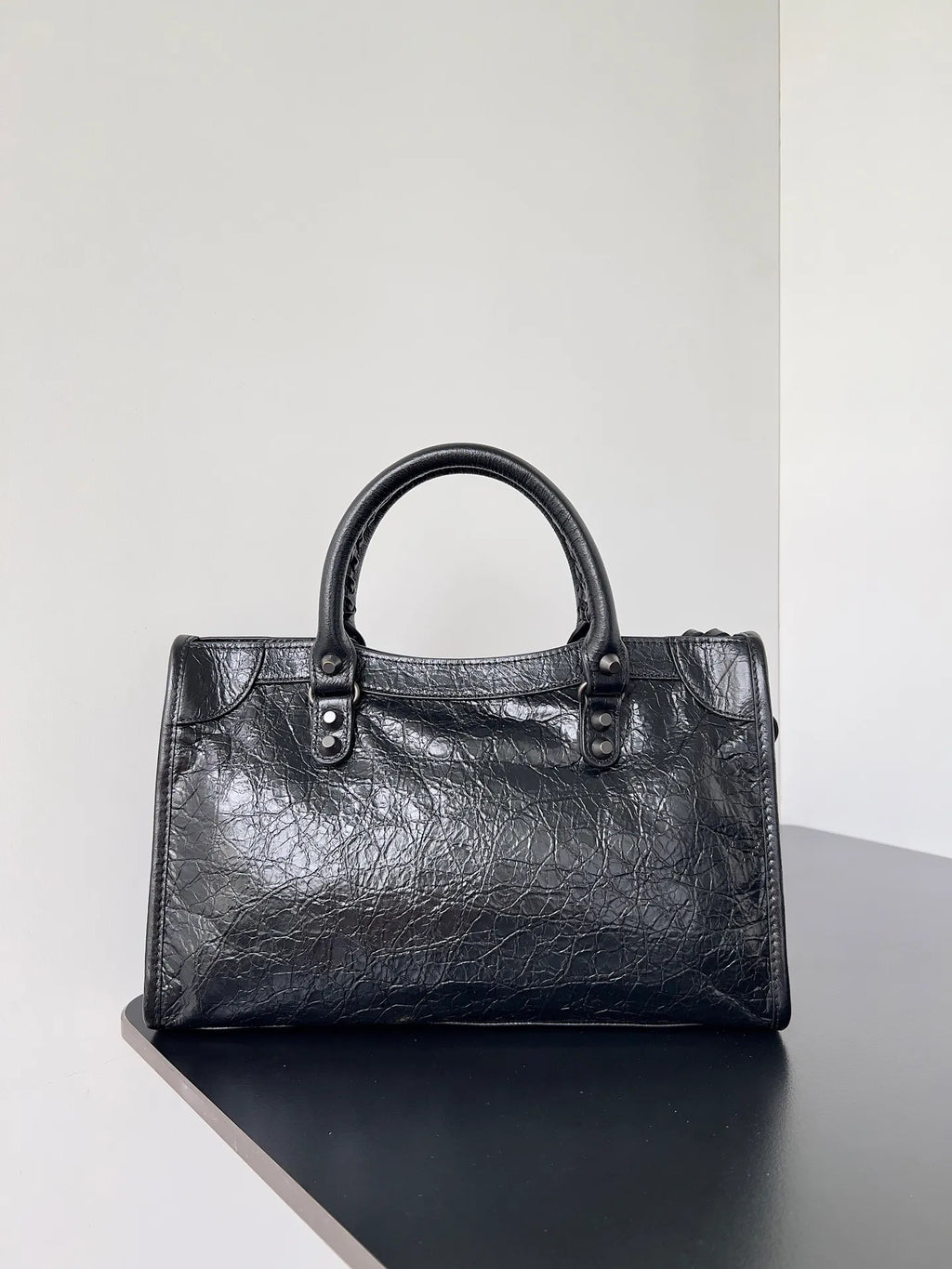 10A Top Quality Luxury Designer Handbags Real Leatherle City Locomotive Bag Classic Genuine Leather Rivet Vintage Tote Crossbody Bags