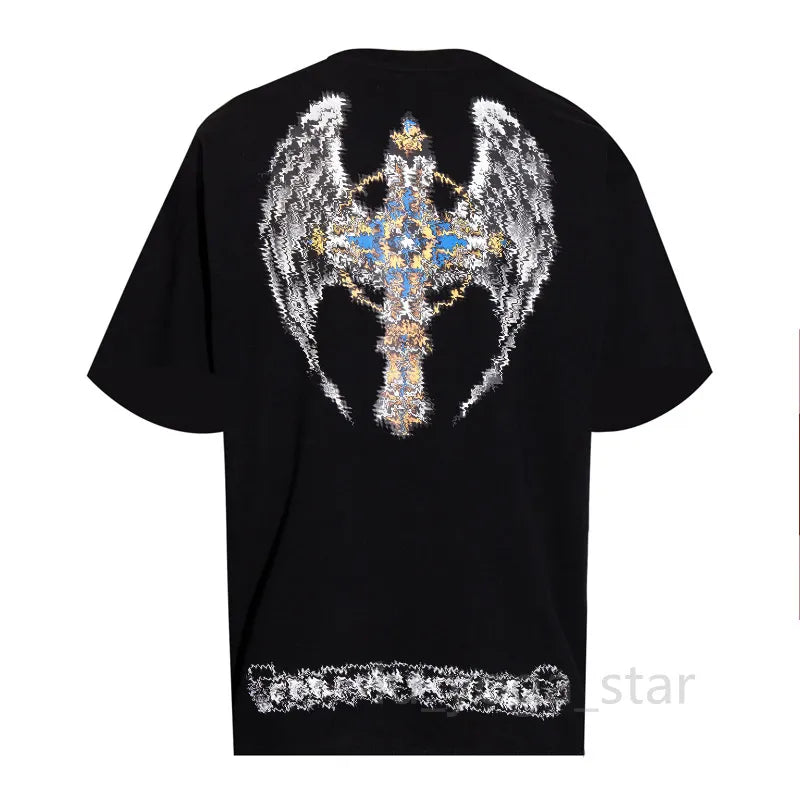 Chrome T Shirt Mens Tees Summer Women T Shirts Designer Cottons Man S Casual Shirt Luxurys Tshirts Clothing Street Shorts Sleeve Clothes
