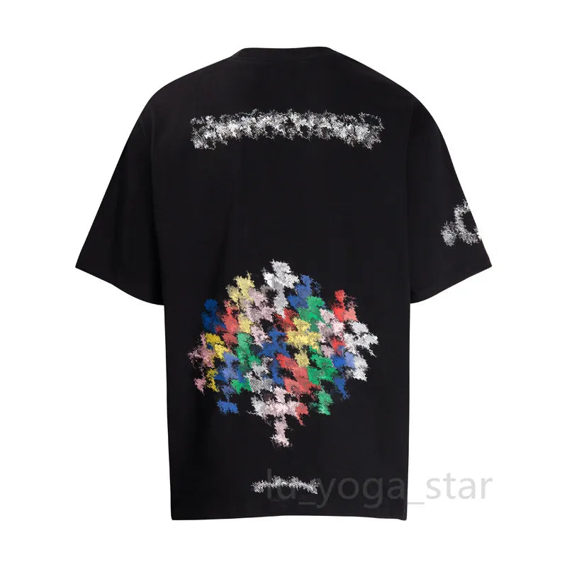 Chrome T Shirt Mens Tees Summer Women T Shirts Designer Cottons Man S Casual Shirt Luxurys Tshirts Clothing Street Shorts Sleeve Clothes